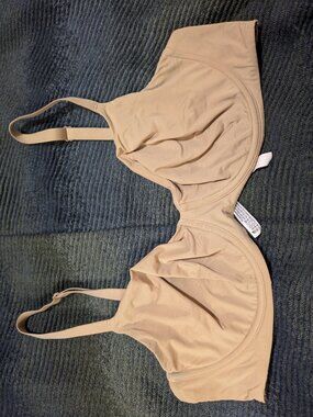 Victoria Secret Beige Unlined Demi Wired 38D Bralette